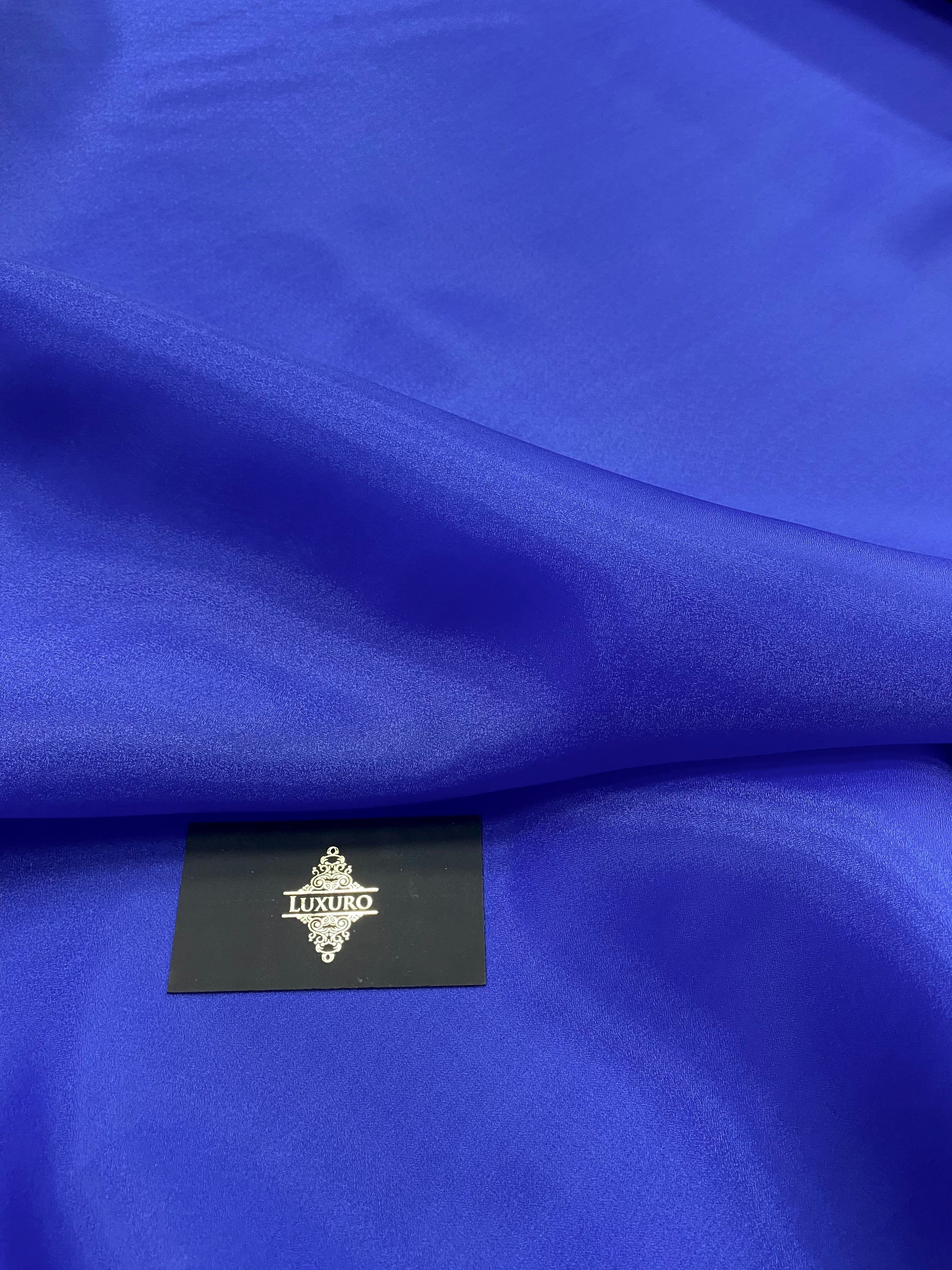 Organza gyöngyházkék királykék - 3 m szélesség