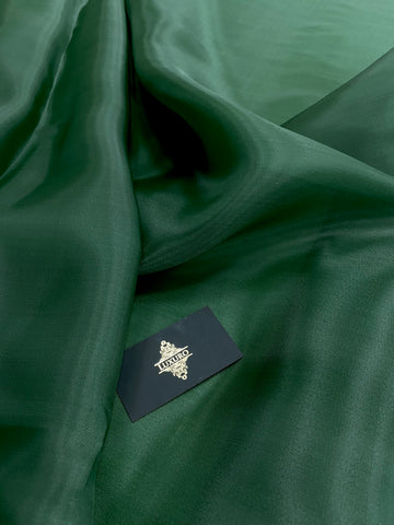 Sötétzöld gyöngyház organza - 3 m szélesség