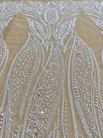 Dantela Couture Diamond gyöngyös, gyöngyökkel és flitterekkel díszített panellel