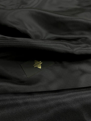 Organza Sidefata Neagra -  3 m Latime