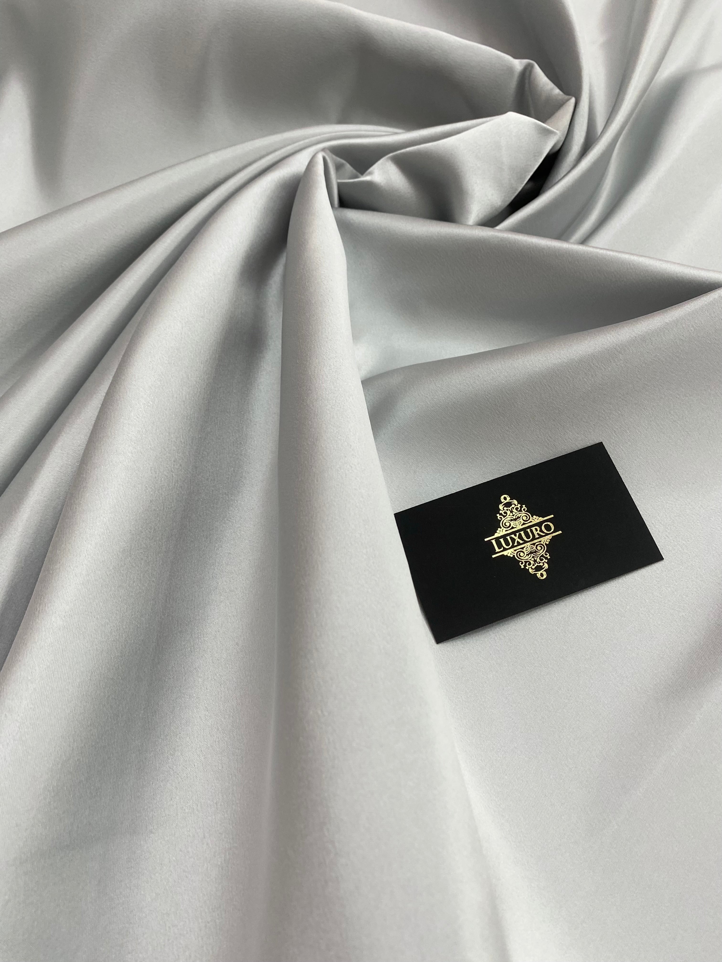 Tafta Fixa Premium Sidefata Argintie