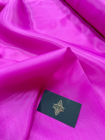 Organza gyöngyházfényű fukszia - 3 m széles
