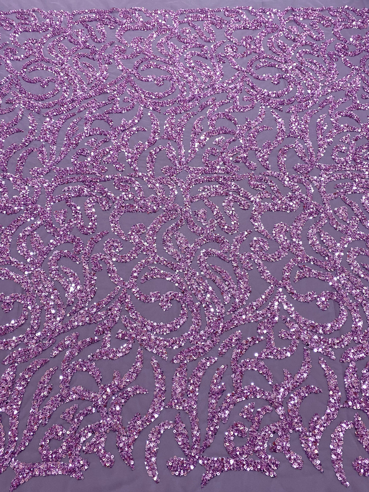 Dantela Couture Pudra cu Model Geometric, cu Margele si Paiete