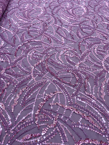 Dantela Couture Por, Lineáris és Levélmintás, Gyöngyökkel és Flitterekkel