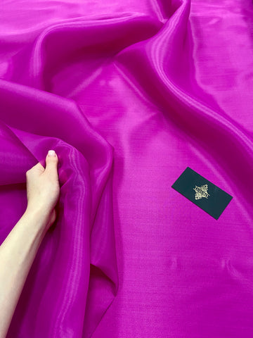 Organza gyöngyházfényű fukszia - 3 m széles