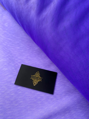 Tüll Klasszikus Indigo - 3 m Szélesség