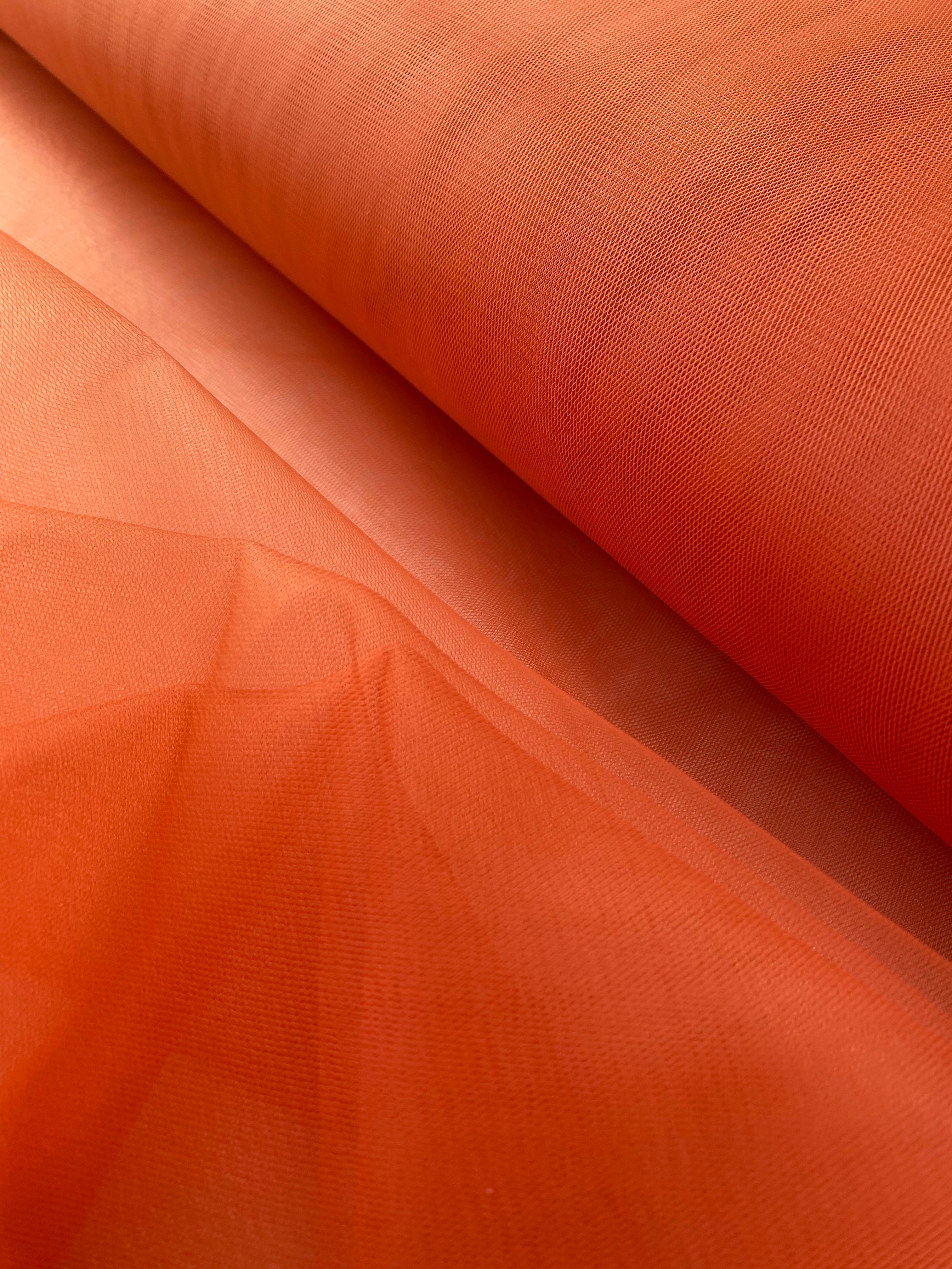 Tulle Clasic Caramiziu - 3 m Latime
