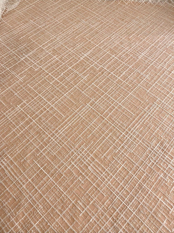 Dantela cu Model Geometric, cu Perle si Paiete